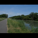 Weiterhin auf der ViaRhôna entlang des Canal du Rhône à Sète